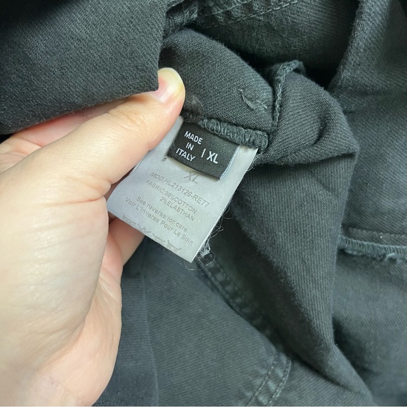 NWT RETROFETE LEMA DENIM BUTTON UP BELTED MINI DRESS SLEEVES SIZE XL IN BLACK - Picture 14 of 16